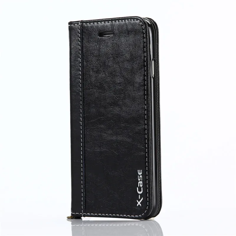 Флип чехол из натуральной кожи для iphone 8 7 6 Plus 5|case for iphone|wallet casecase 5 |
