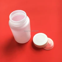 250ml 10pcspack pe laboratory reagent bottle with scale plastic sample bottle with screw lid wide mouth round for chemical test