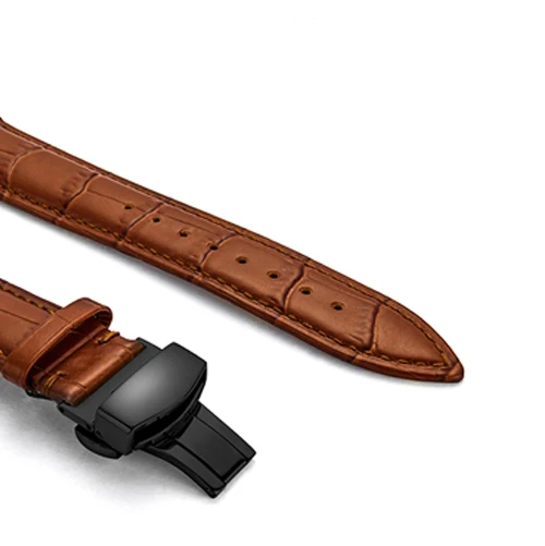 2 Кожаный ремешок для apple watch 4 5 Группа 44 мм, 42 мм, 38 мм, 40 мм Браслет Бабочка туфли с ремешком и пряжкой ремешок для наручных часов iwatch, версия 5/4/3/2/1 ремень - Цвет ремешка: 2