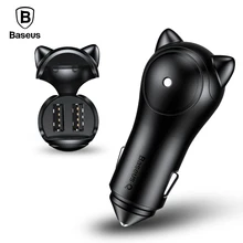 Baseus Dual USB автомобильный телефон Зарядное устройство для iPhone samsung