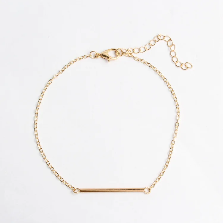 Новые лодыжки браслет ног Ювелирные изделия ЛЕТО JEWELRY баррель бар цепи для Для