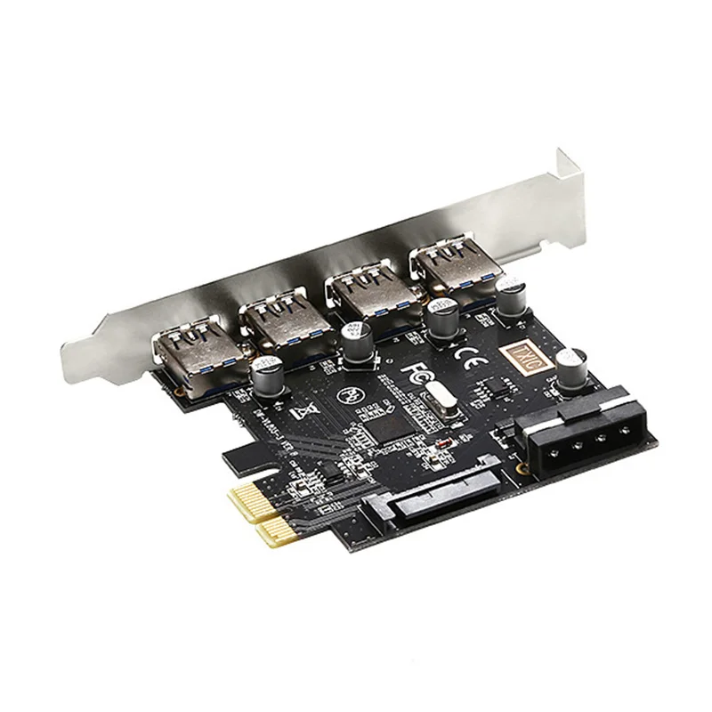 Maikou Dual power PCI-E к USB3.0 карта расширения высокоскоростной Рабочий стол USB3.0 карта расширения