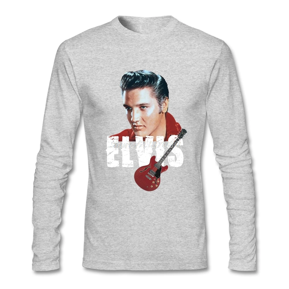 Футболка Elvis новейший дизайн семейные хлопковые рубашки с круглым вырезом и