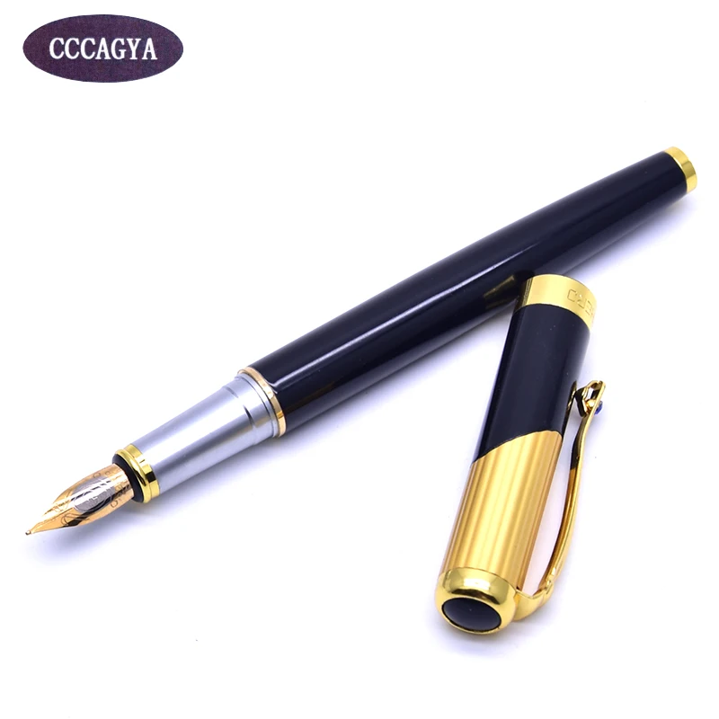 

Guoyi D02 Роскошные чернила перьевая ручка 0,5 мм металлический High-End Бизнес офисные подарки массовое изготовление на заказ логотип цифровым пер...