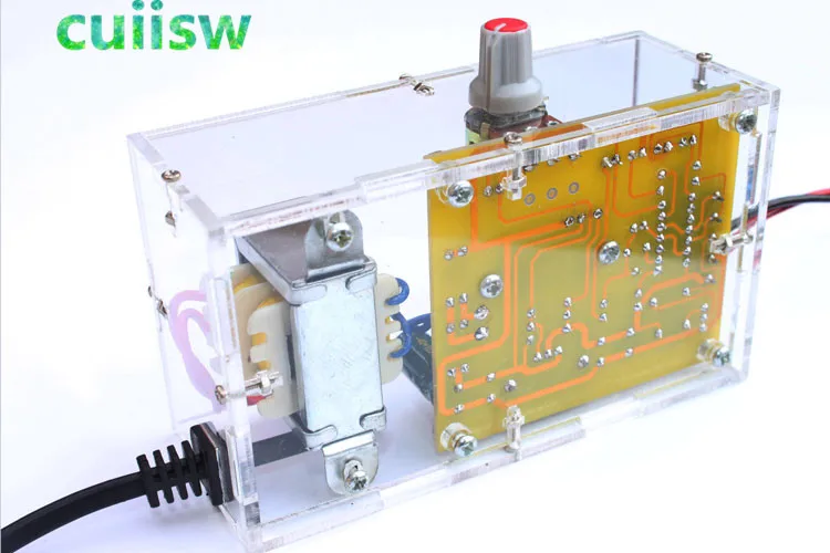 DIY Kit LM317 Регулируемое напряжение 220 В до 1,25 в-12,5 в понижающий модуль питания печатная плата электронные комплекты