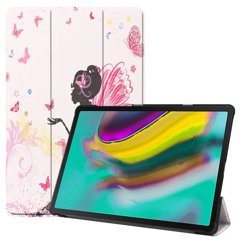 P006 Чехол для samsung galaxy tab S5e 10,5 SM-T720 SM-T725, умный чехол, чехол для планшета, тонкий защитный чехол с подставкой+ стилус+ пленка - Цвет: P006