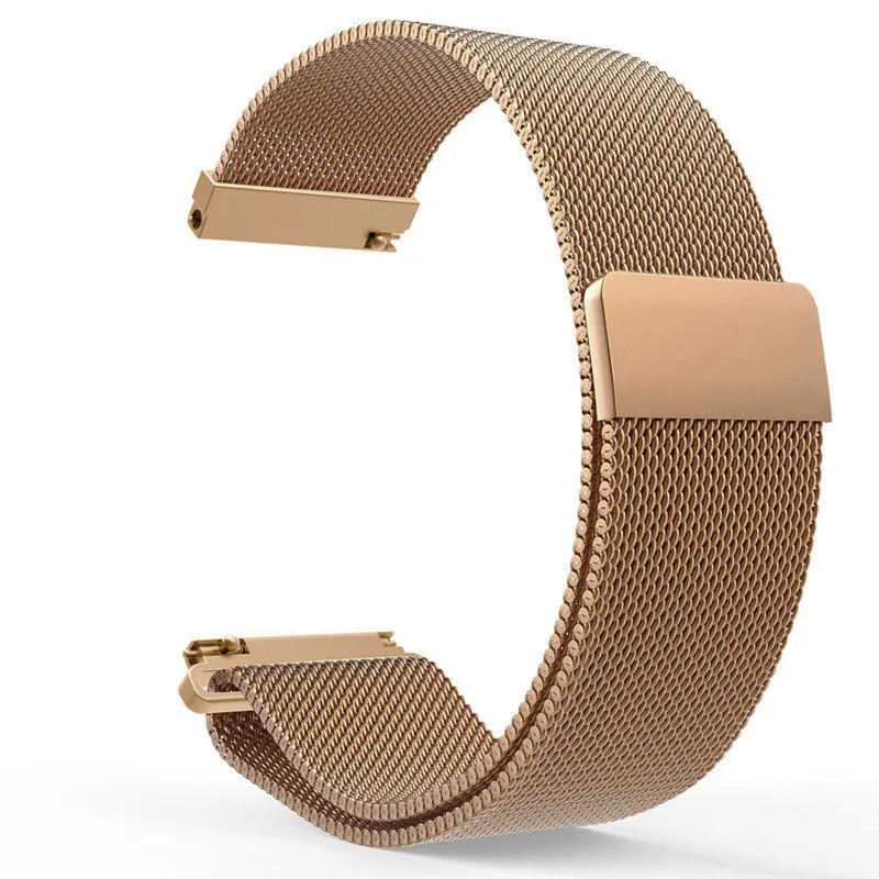Для Xiaomi Huami Amazfit Bip Молодежный ремешок 20 мм браслет из нержавеющей стали магнитный