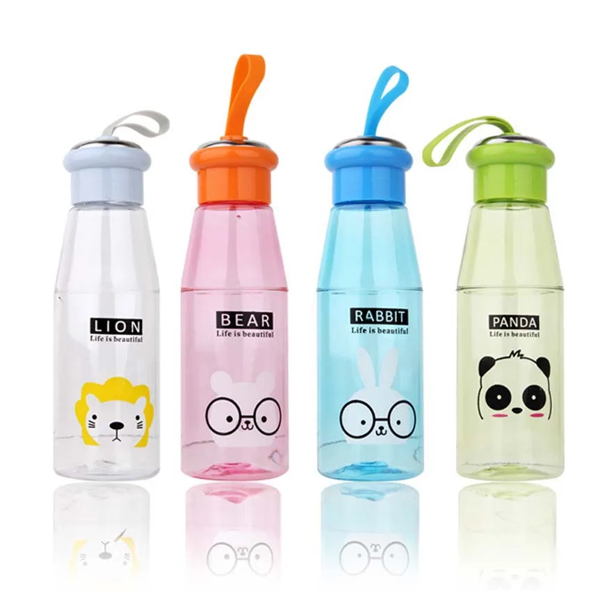 Экологичные Детские питьевые Мультяшные бутылки для воды без бисфенола А