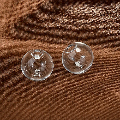 3Doppio foro DIY корейские аксессуары, Русалка Пена цвет стекло пузырь серьги кулон - Цвет: 3Doppio foro