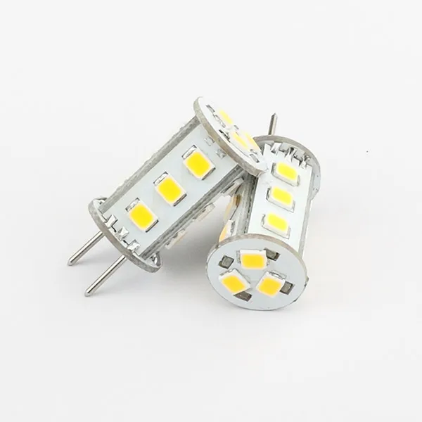 Светодиодная сверхъяркая лампочка G6.35 2835SMD 15 светодиодов с широким рабочим