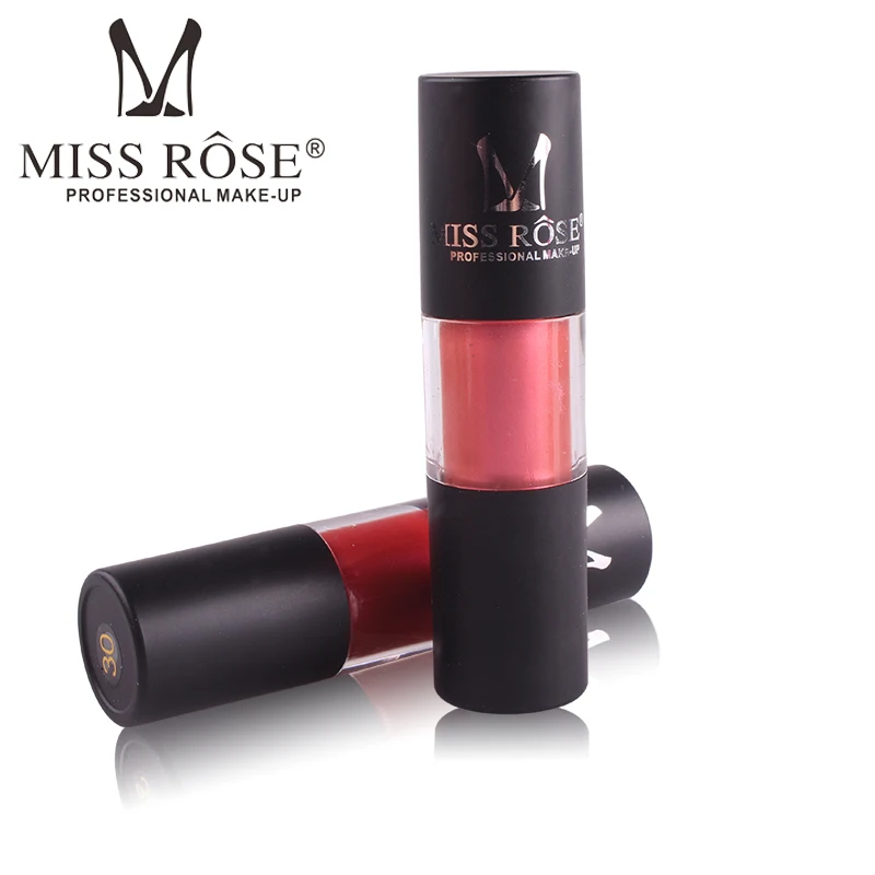 Металлическая губная помада MISS ROSE Макияж для губ блестящая водостойкая