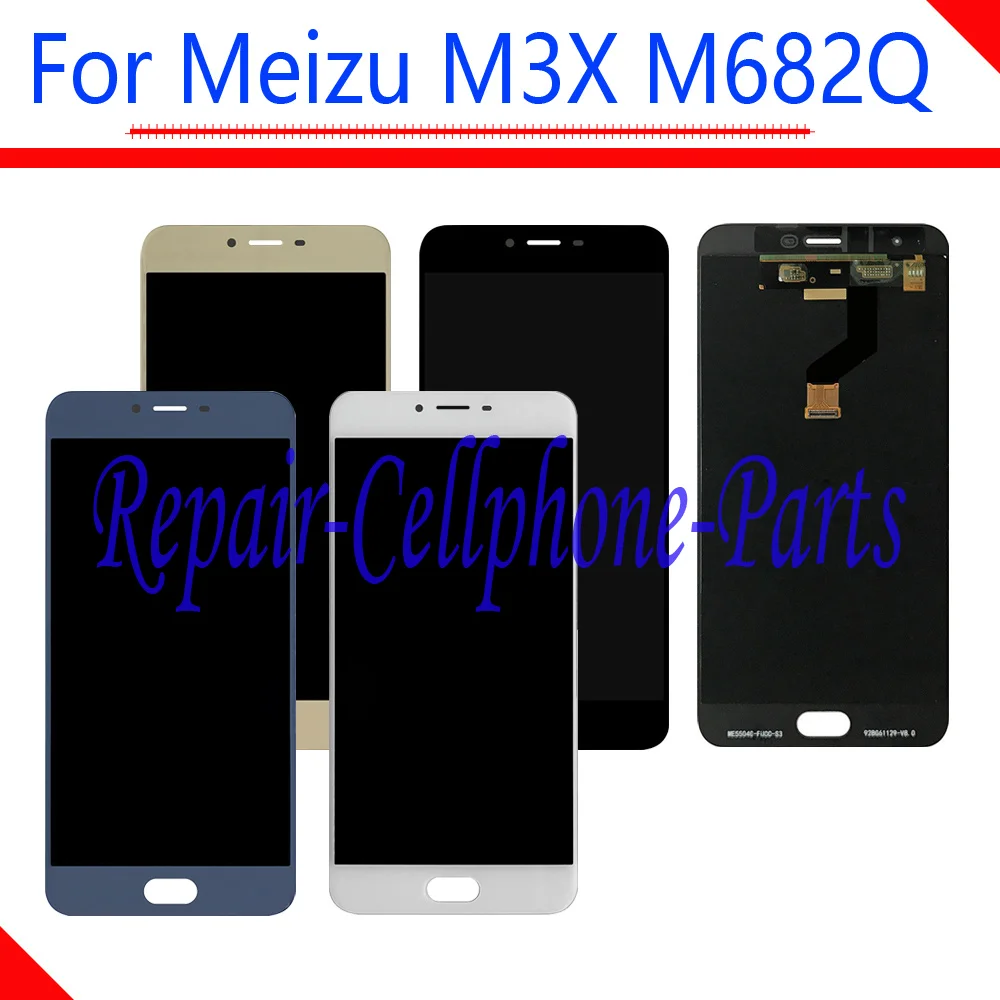 5 &quotНовый для Meizu M3X M682Q/Blue Charm X (Meizu Meilan X) Полный ЖК-дисплей + кодирующий