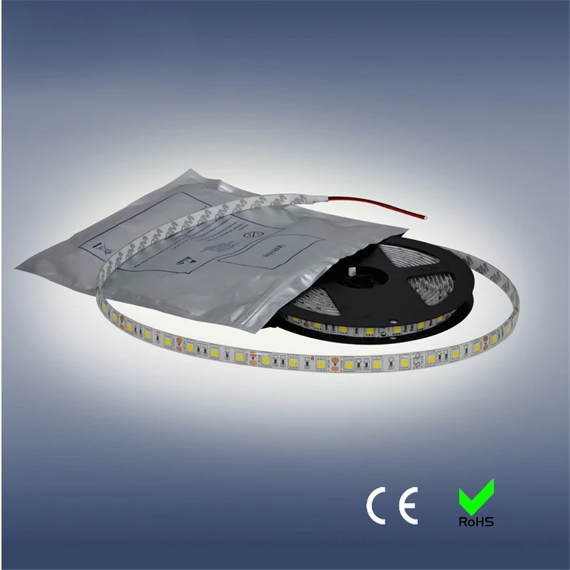 5 м/рулон бесплатная доставка SMD 5050 Светодиодная мягкая лента 24 В постоянного тока