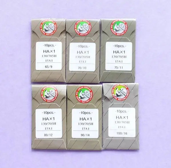 10 шт. иглы с плоским хвостовиком 15X1 HAX1 130/705H Размер 8 9 11 12 14 16 18|needles 130/705h|needle 12needle organ