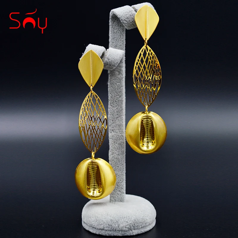 Sunny Jewelry модное ювелирное изделие 2019 длинные висячие серьги для женщин изысканное