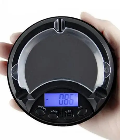 Мини цифровые весы ЖК дисплей пепельница Карманные ювелирные изделия травы