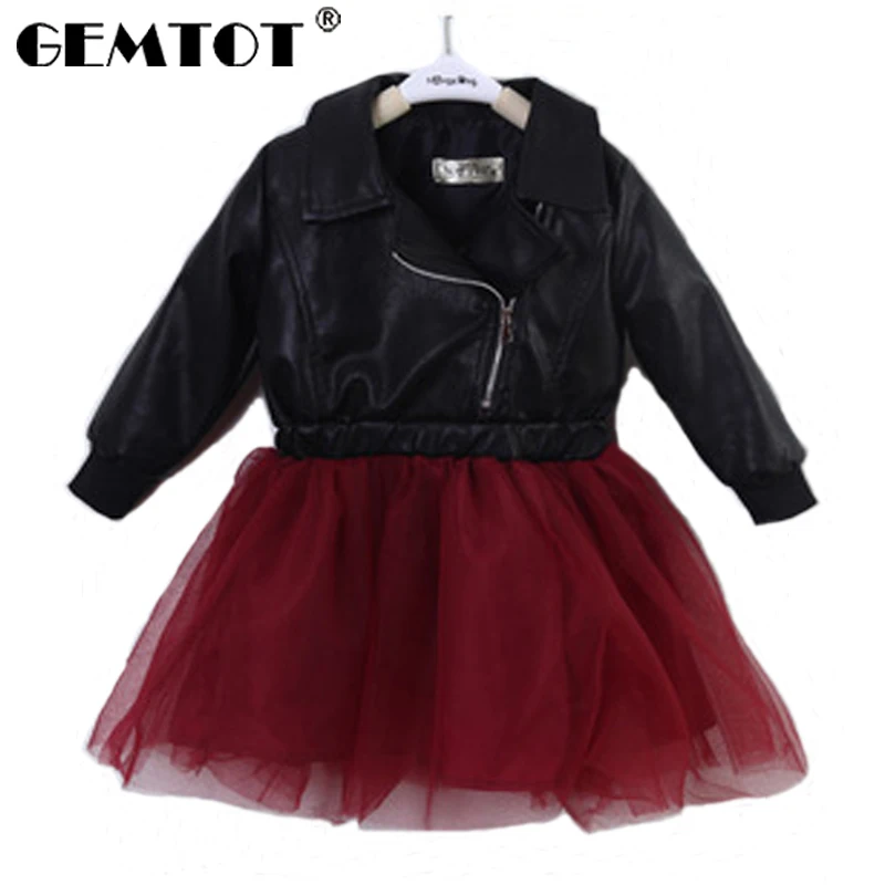 Детское платье GEMTOT Новинка весна-осень 2019 для девочек детское темпераментное с