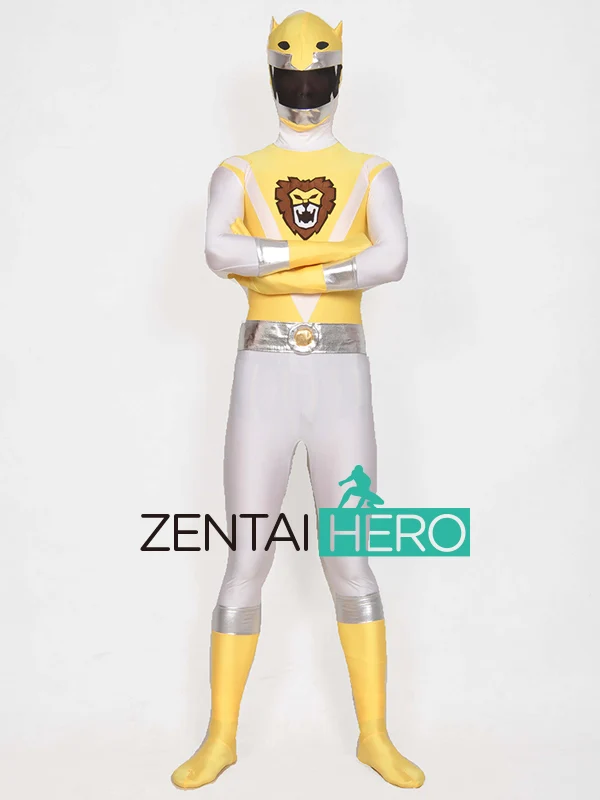 DHL взрослый Choujuu Sentai LIVEMAN костюм супергероя комбинезон из лайкры для Хэллоуин вечерние 5 цветов C213