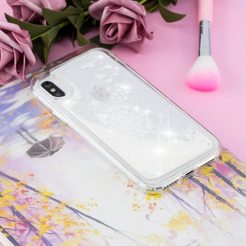 Жидкий чехол для huawei Enjoy 7S Honor 8X 7A 10 9 Lite mate 10 20 P8 P20 Lite Pro Мягкий силиконовый чехол с изображением вишневого дерева