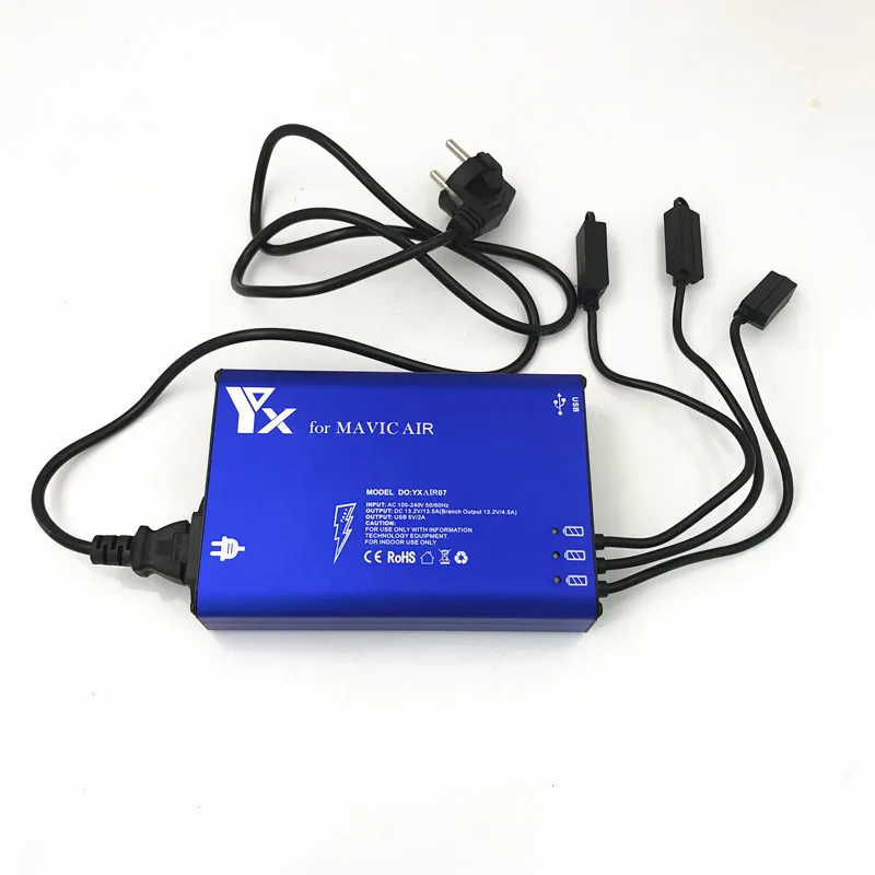 

Charger with USB Port Remote Controller Battery Manager Charging Hub for DJI Mavic Air RC Helicopter FPV Quadcopter Accessories