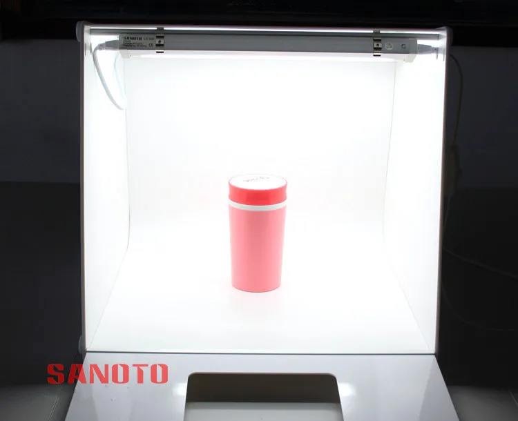 

Portable Photostudio Lightbox,with Built-in LED Lights,Button Fixed Mode CD50