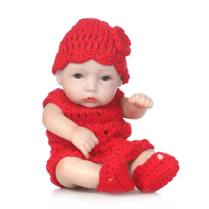 Новорожденных куклы 27 см мини жив bebe Reborn Baby реалистичные девушка близнецов bonecas