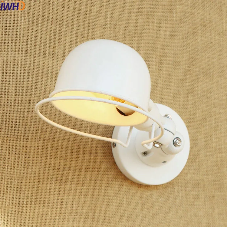 Современная Белая светодиодная настенная лампа IWHD настенный светильник для