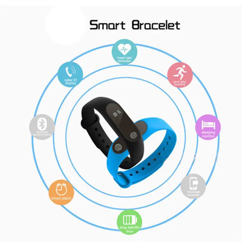 Смарт-браслет Mi Bluetooth Смарт-часы пульсометр фитнес-трекер трекер для сна Spoets