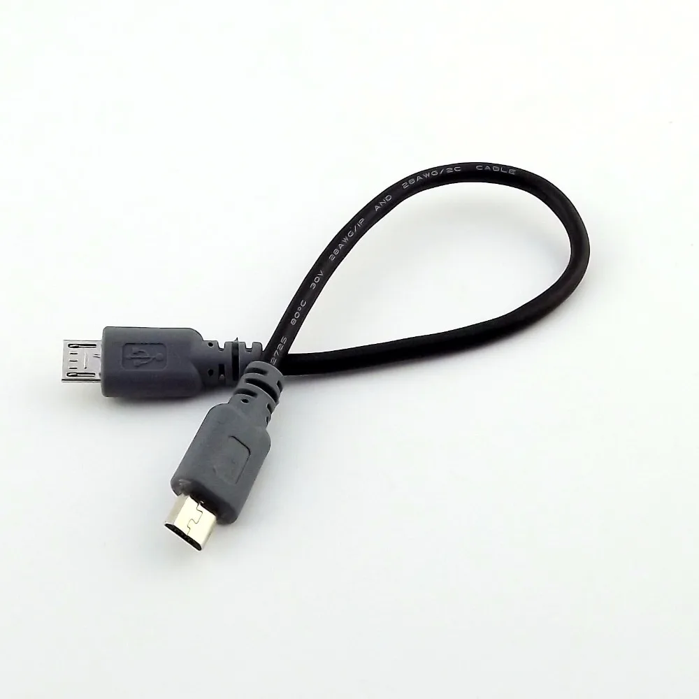 1 шт. Micro usb type B штекер Micro B штекер 5 Pin конвертер OTG адаптер Ведущий кабель для передачи данных 20 см