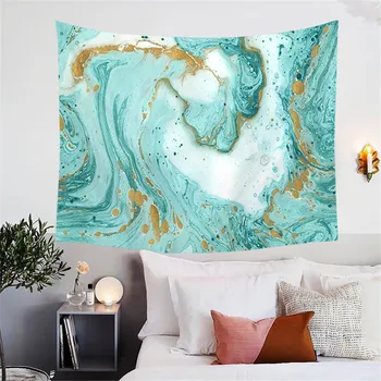 BlessLiving Marble Tapestry Modern Vivid Print Wall Hanging Tapestry Abstract Wall Art for Bedroom Living Room Dorm Decor Sheets 4