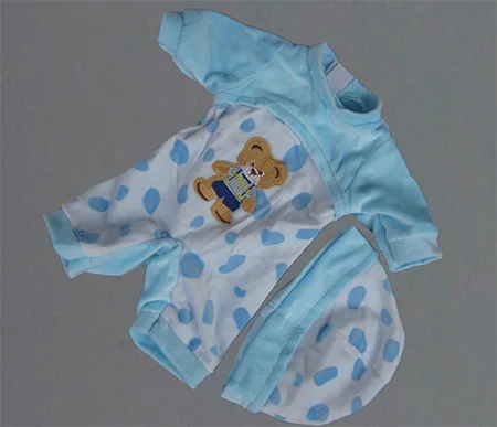 M--037 Детская Одежда для куклы, подходит 43 см, аксессуары для куклы, плюс бархатная футболка+ брюки на бретелях - Цвет: M--037