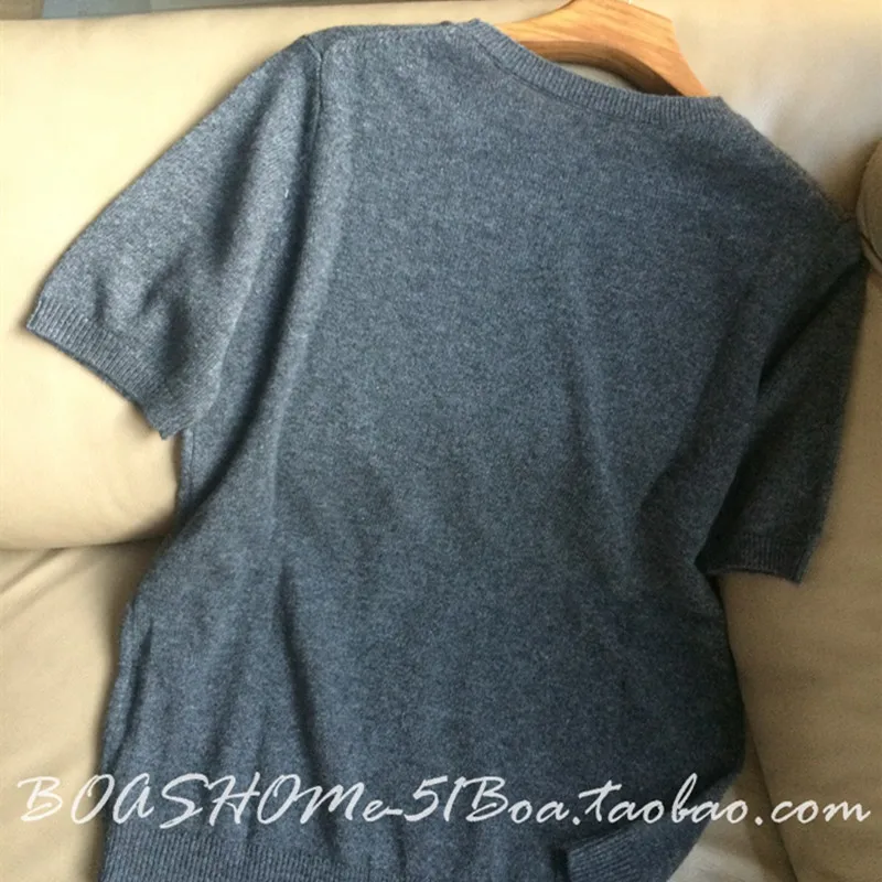Женский кашемировый пуловер с круглым вырезом свободный стильный джемпер