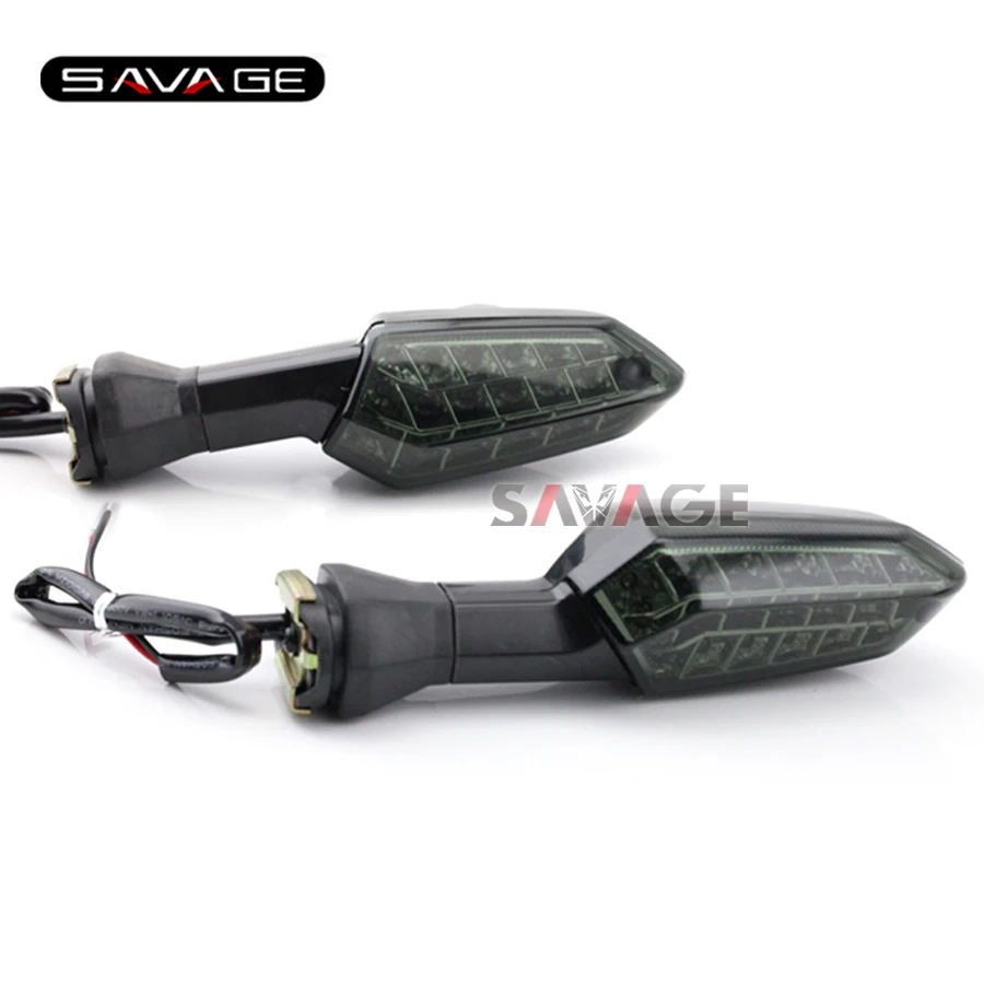 Для Kawasaki Z125 Z250 Z300 Z750R Z800 Z1000 zrx 1200R мотоциклетные спереди/сзади LED поворотов