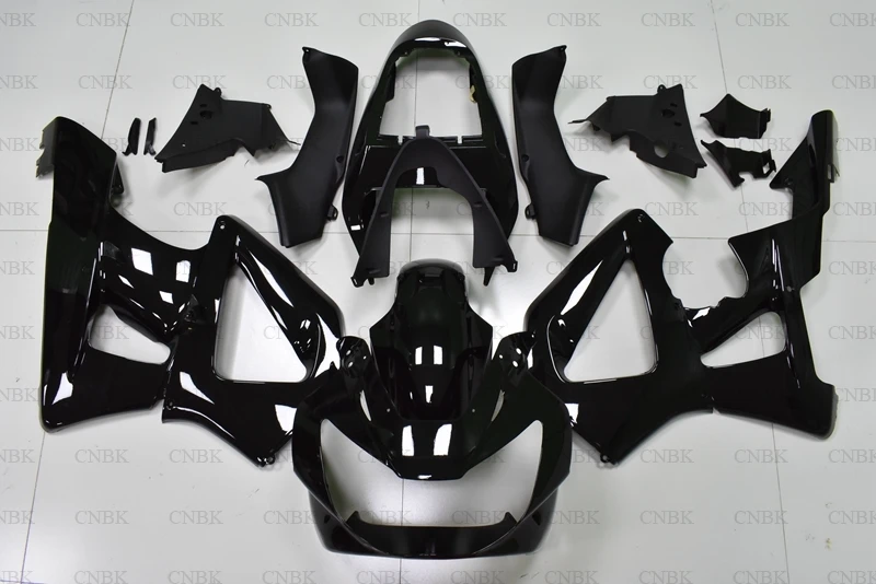 Пластиковые обтекатели для Honda Cbr929RR 2000 - 2001 Cbr 929 RR 00 01 глянцевый черный Abs