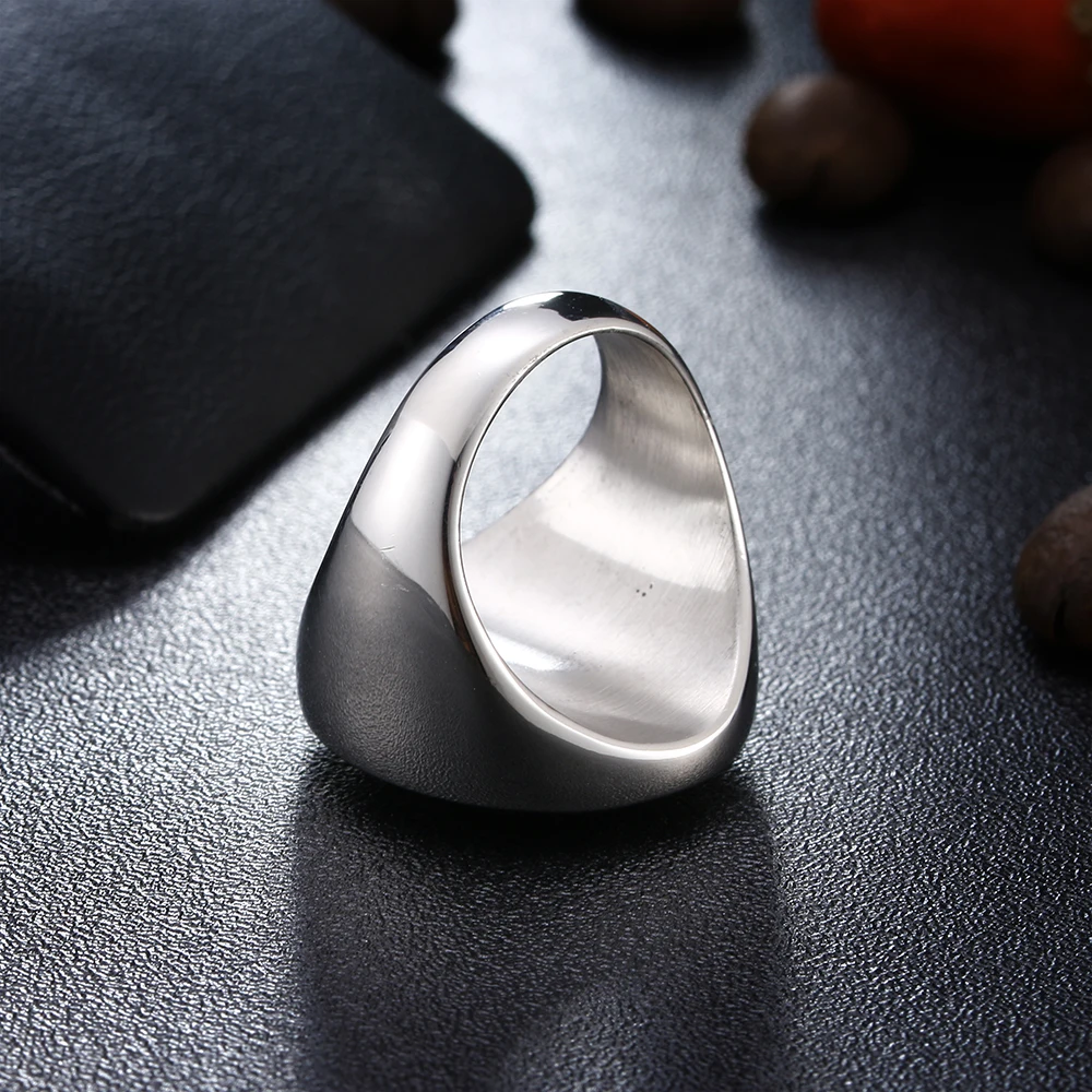 Мужское кольцо для мальчиков s из нержавеющей стали с печатью сатаны ювелирные