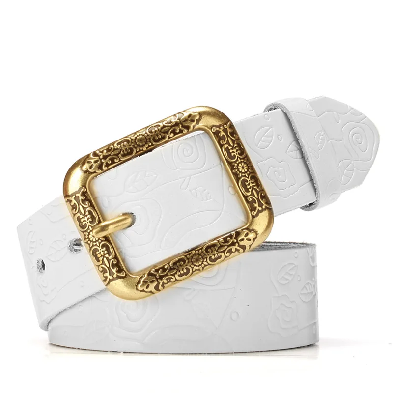 Новинка 2017 дизайнерские Брендовые женские ремни из натуральной коровьей кожи