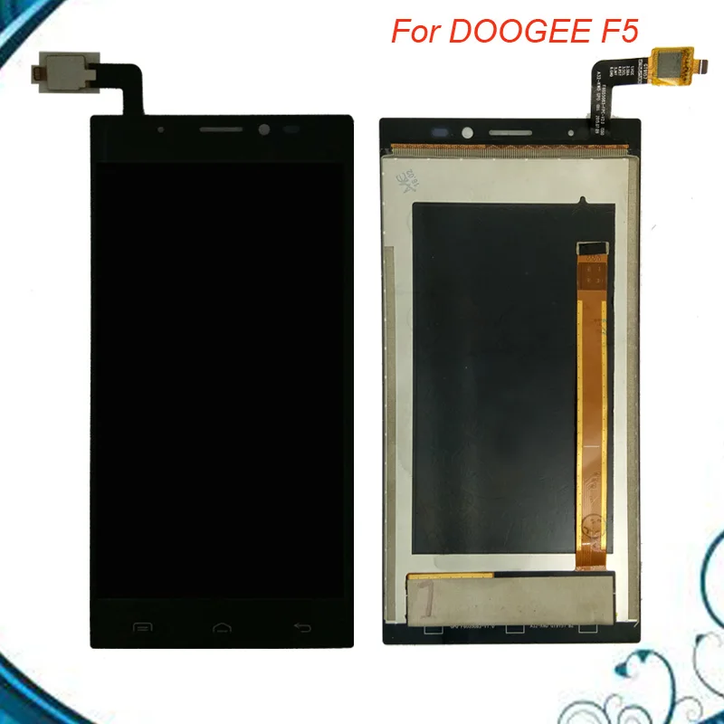 100% Протестировано Для Doogee F5 ЖК дисплей + сенсорный экран дигитайзер сборка