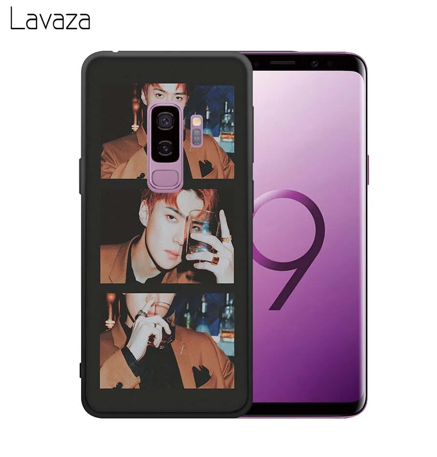 Lavaza Kpop EXO Soft Case for Galaxy A3 A5 2016 2017 A6 plus A7 A8 A9 J6 2018 A10 30 40 50 70 |
