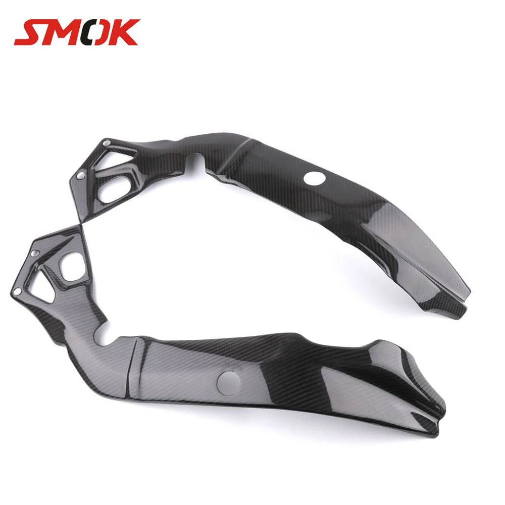 SMOK мотоциклетная левая и правая рамка из углеродного волокна боковая панель