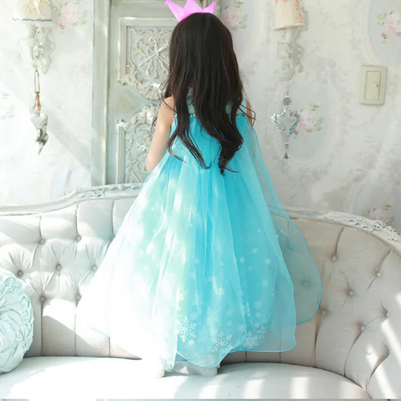 Baby Girl Princess Costume Elsa Dress for Girls Clothing Halloween Fancy Cosplay Elza Christmas Party |