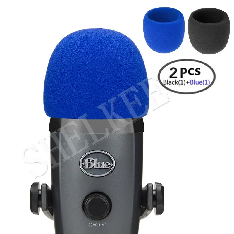 Ветровое стекло SHELKEE для Blue Yeti Nano конденсаторные микрофоны в качестве поп фильтра