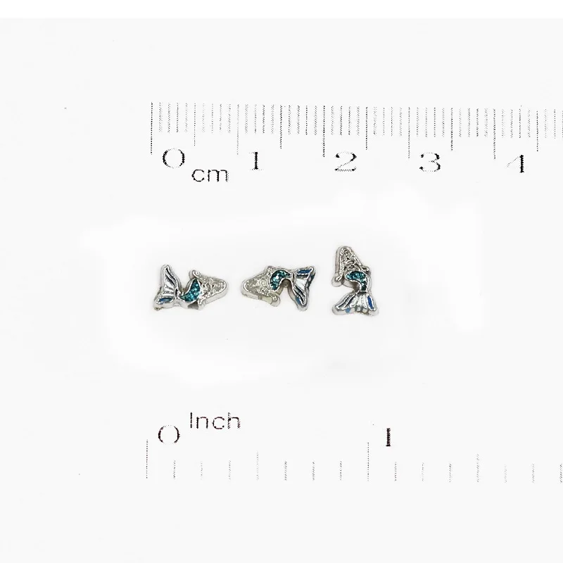 Free Shipping 20pcs Enamel Mermaid Floating Charms Fit For Glass Living Memory Lockets Gifts | Украшения и аксессуары