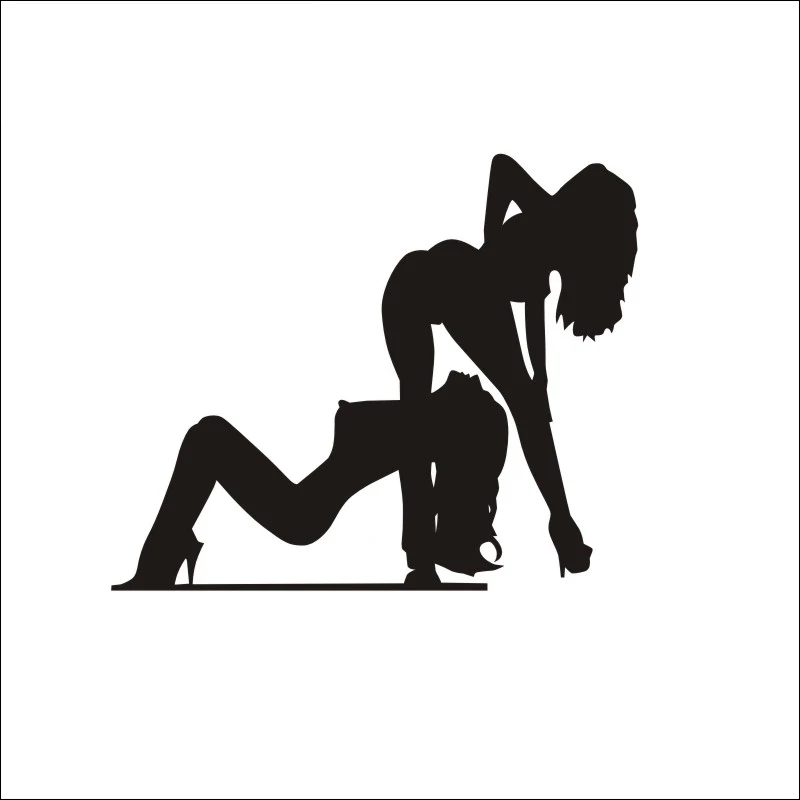 DCTAL SEX GIRL Pegatina Sexy chica caliente desnuda belleza забавная Автомобильная наклейка ventana Humor motocicleta