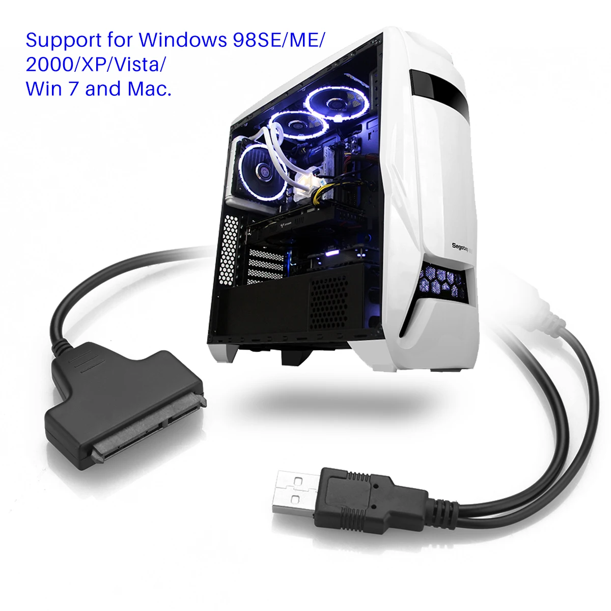 FORNORM двойной USB Кабель-адаптер для 2 5 &quotSATA жесткого диска 0 SATA 15 + 7 Pin к