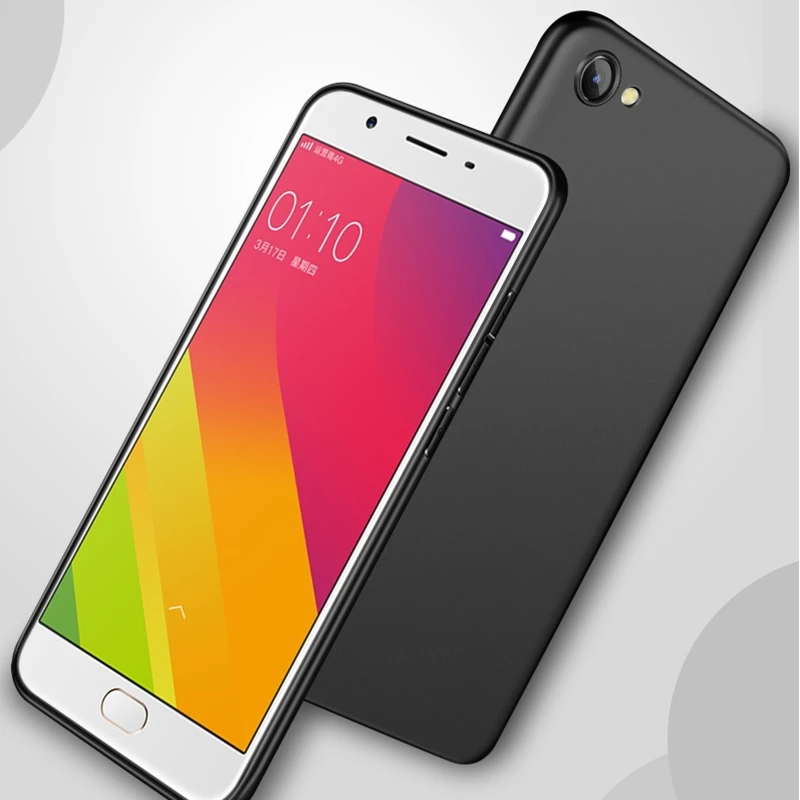Чехол для OPPO F1s A1601 чехол A59 мягкий силиконовый черный аксессуары телефона полное