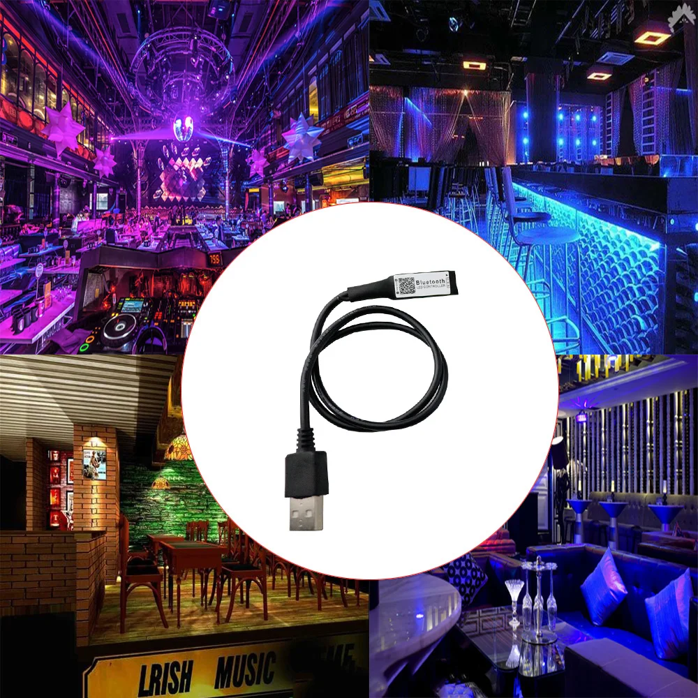 5 в мини WIFI LED RGB контроллер Bluetooth Светодиодная лента Диммер 3 пути 4P RGBW