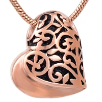 heart shape stainless steel urn necklace memorial keepsake pendant jewelry for ashes best memory gift for lover