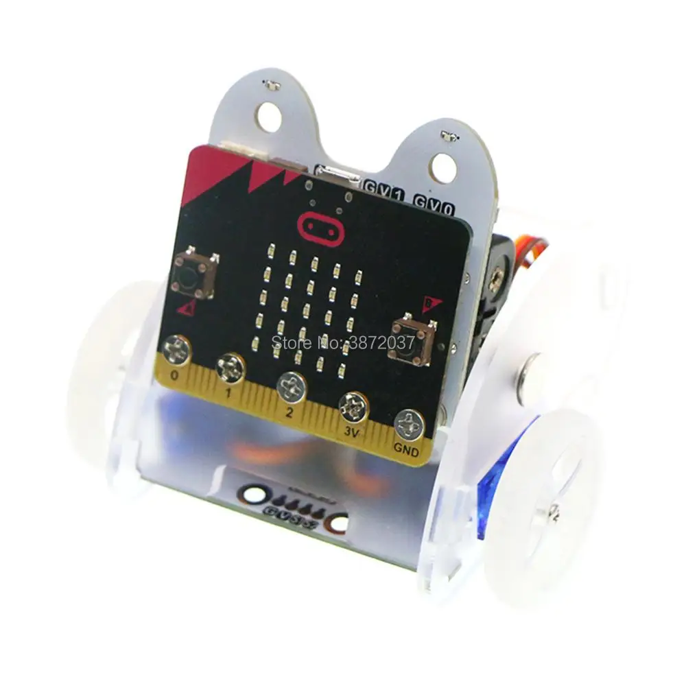 DIYamll кольцо: bit car v2 для micro:bit (без micro:bit) маленькая смарт машина DIY|Модули умного