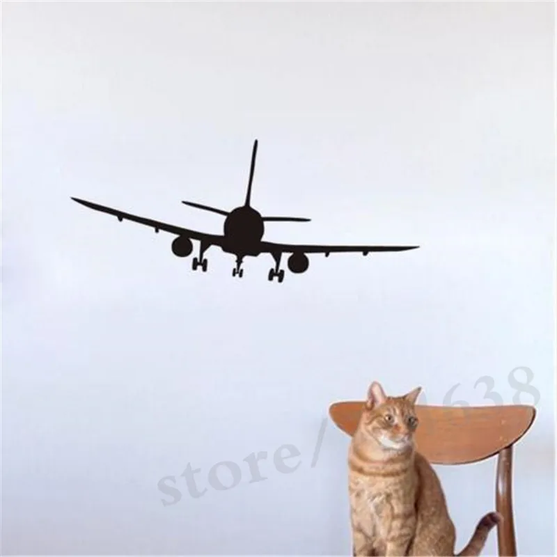 Лидер продаж коммерческий аэролайнер самолёт настенная наклейка съемные