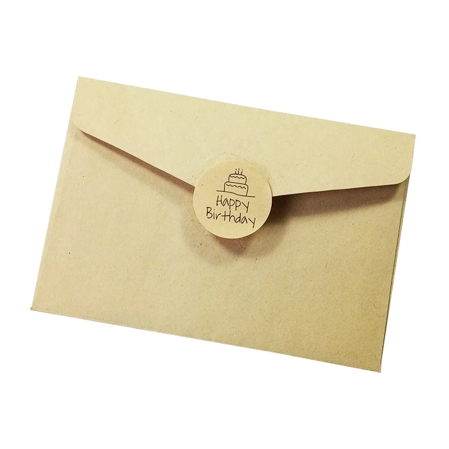 100 шт./лот наклейка с круглым уплотнением на день рождения клейкие стикеры из